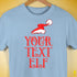 Personalized Elf Family Unisex T-Shirt - Baby Blue